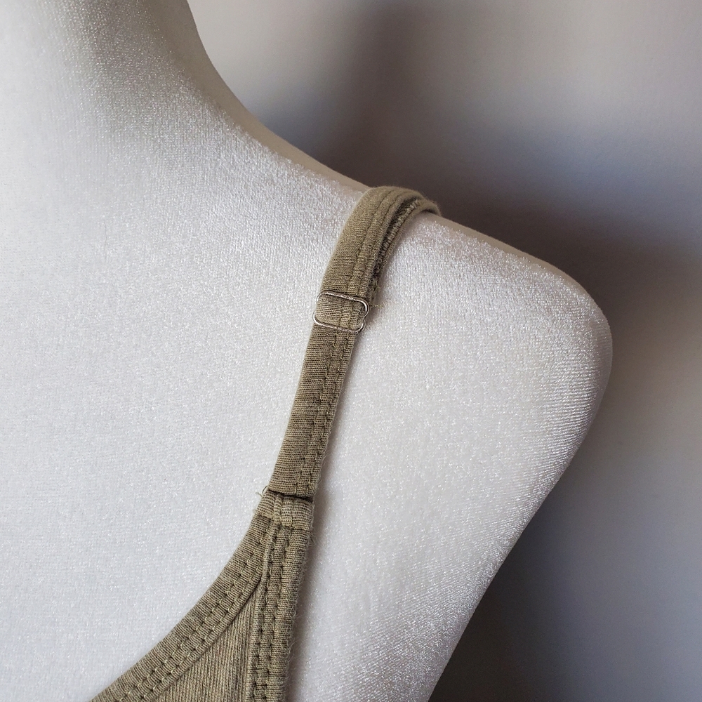 Casual Khaki Sleeveless Jumpsuit for Women - Picture 5 of 10